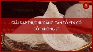 ăn tổ yến có tốt không